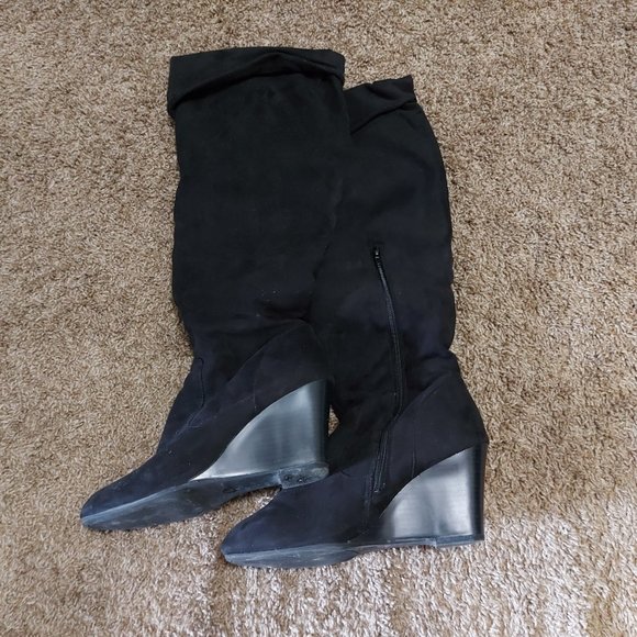 George Black High Calf Boots - Picture 8 of 9